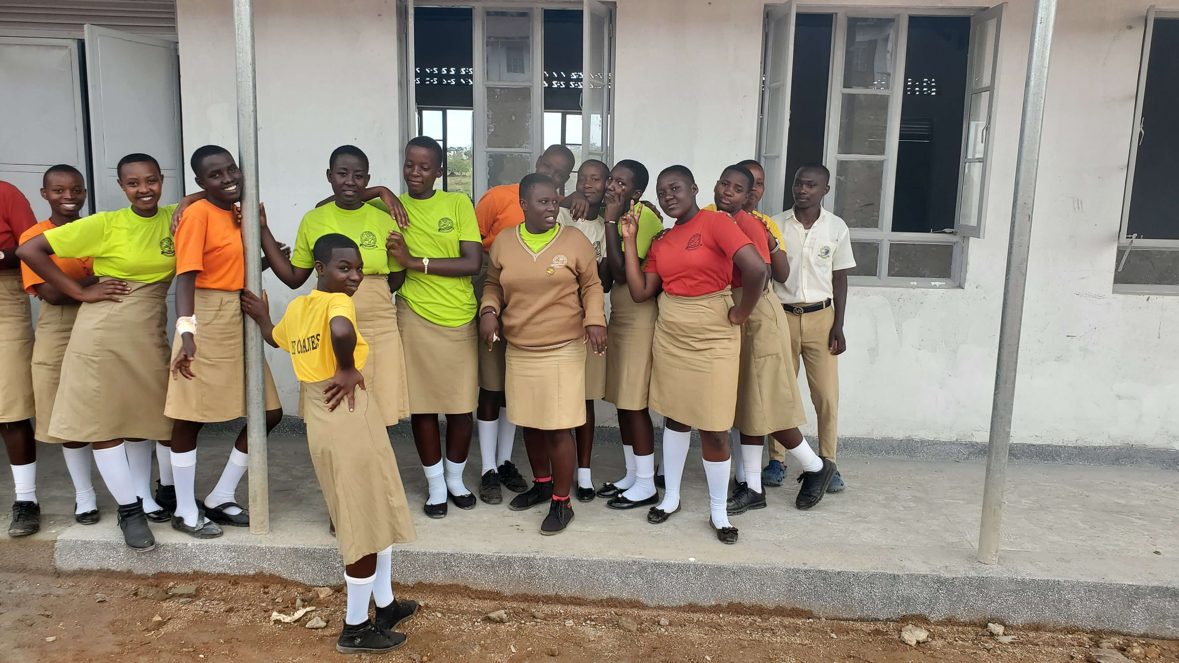 Kasagama secondary school girls.