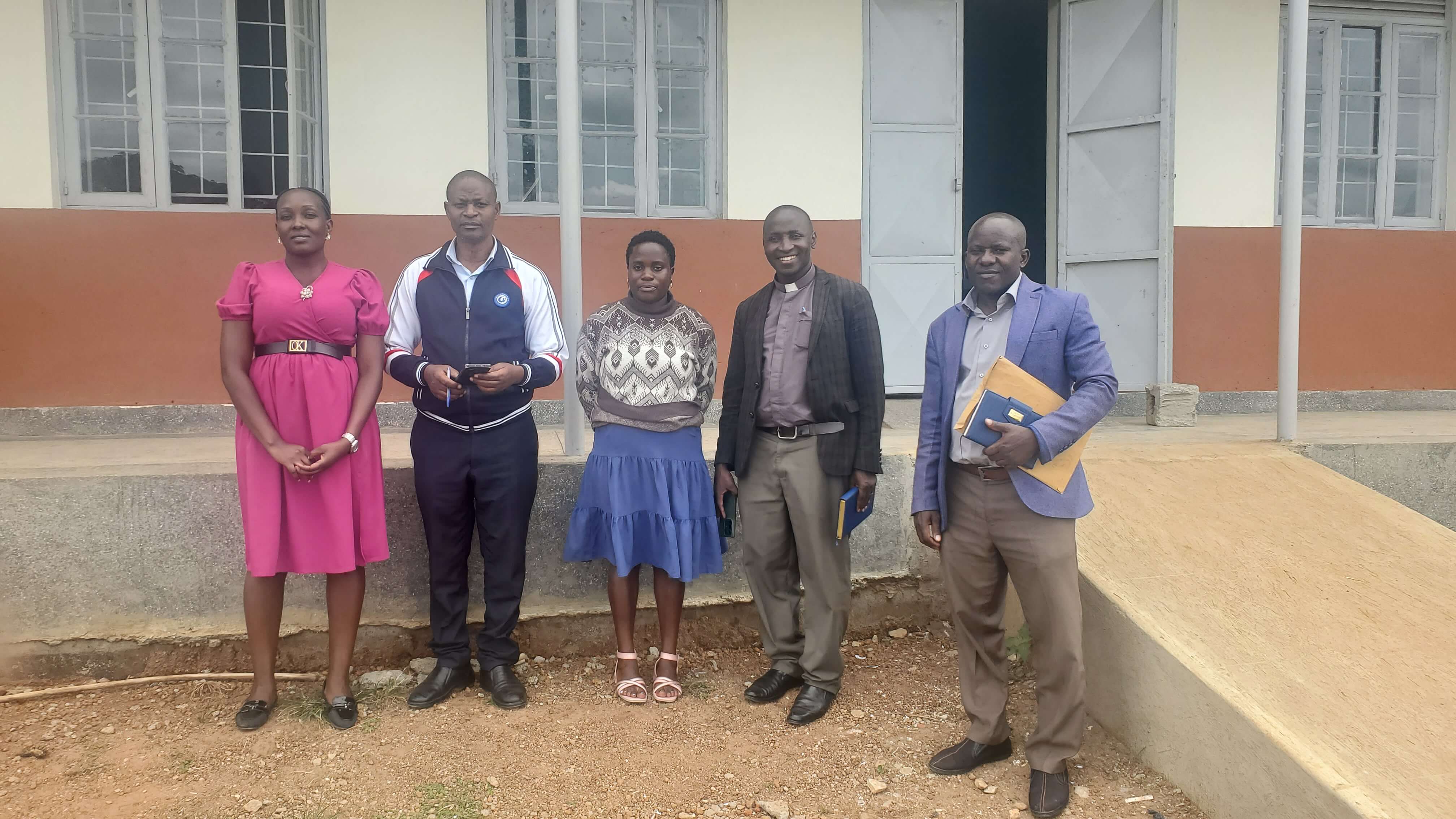 Kasagama secondary school staff.