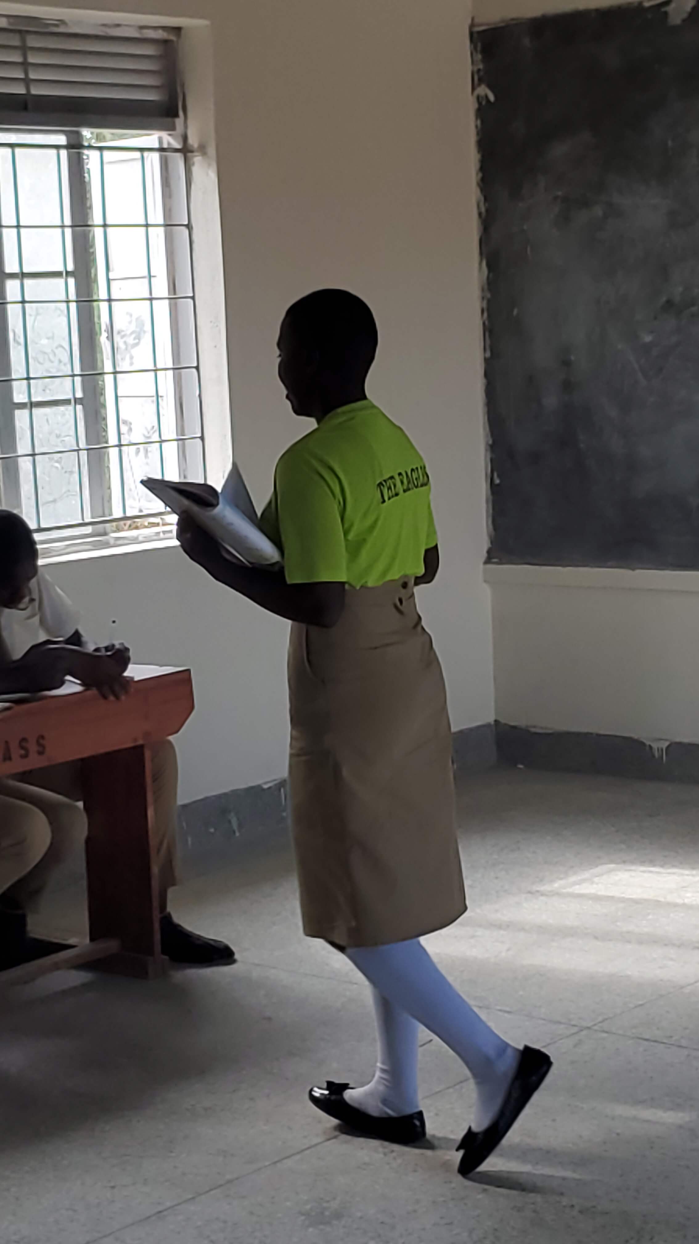 Kasagama secondary school student.